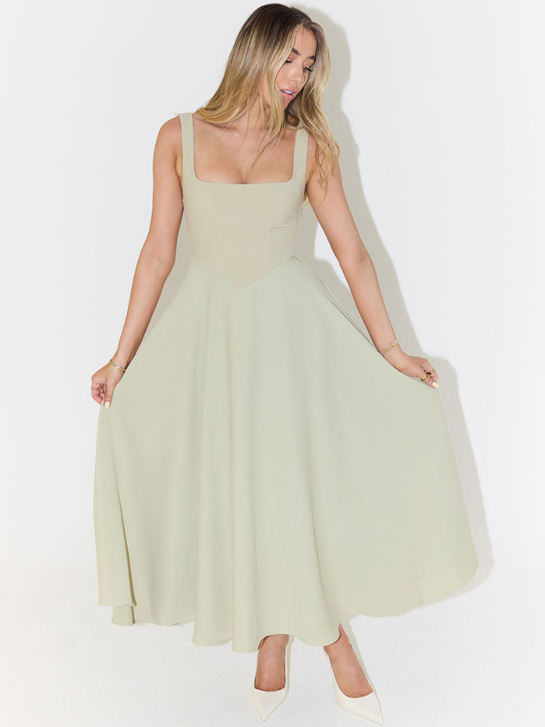 Nangula - Elegantes Kleid Aus Rayon