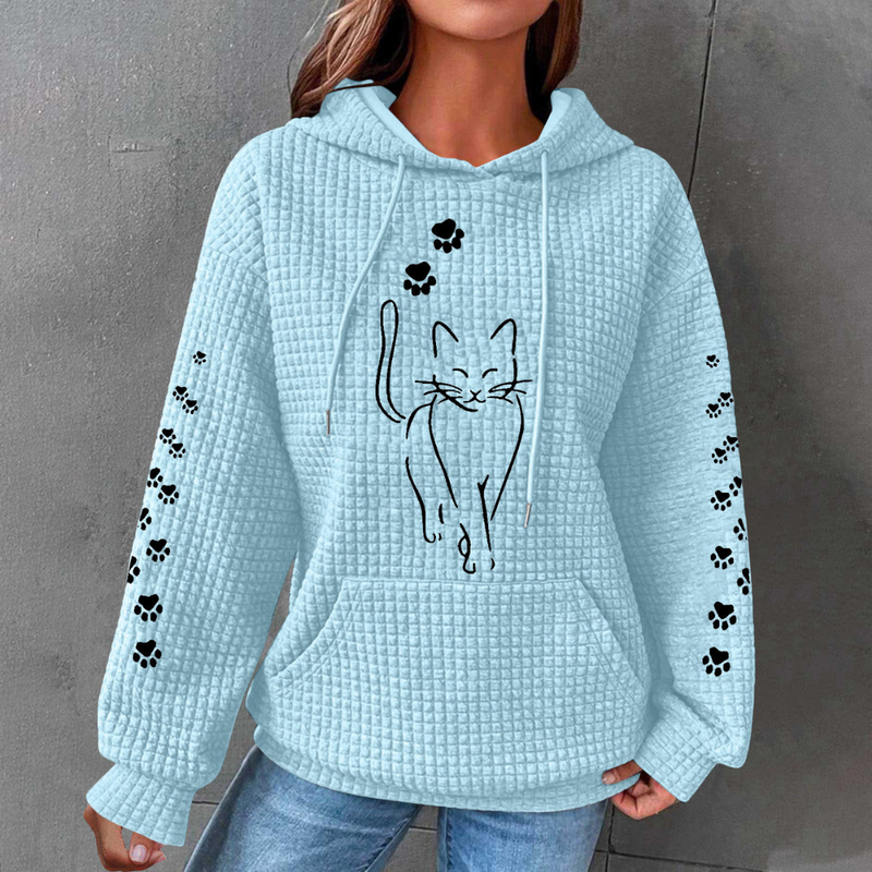 Deidre - Bequemer Warmer Strick-Kapuzenpullover
