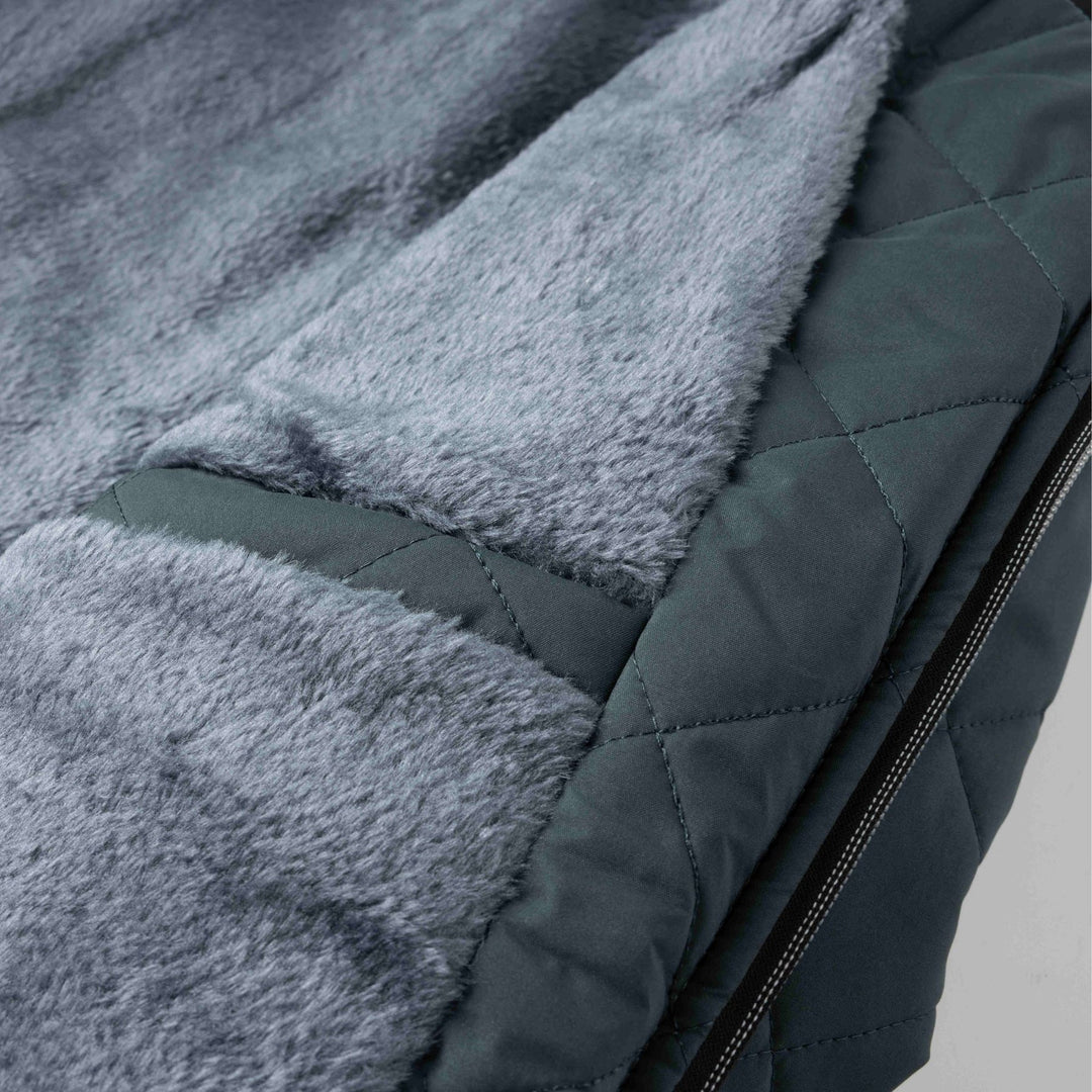 Hristo – Vlies gefütterte Jacke Mit Rautenmuster