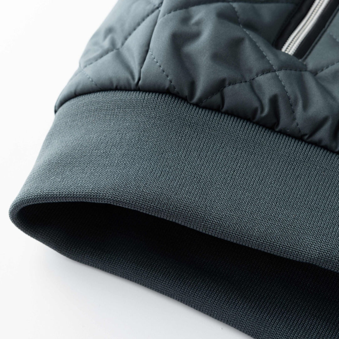 Hristo – Vlies gefütterte Jacke Mit Rautenmuster
