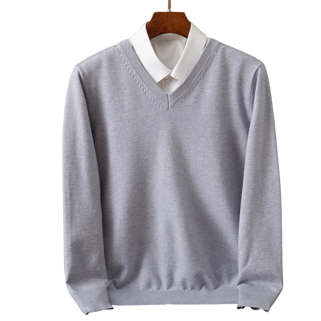 Stokes – Kaschmirpullover Mit V-Ausschnitt