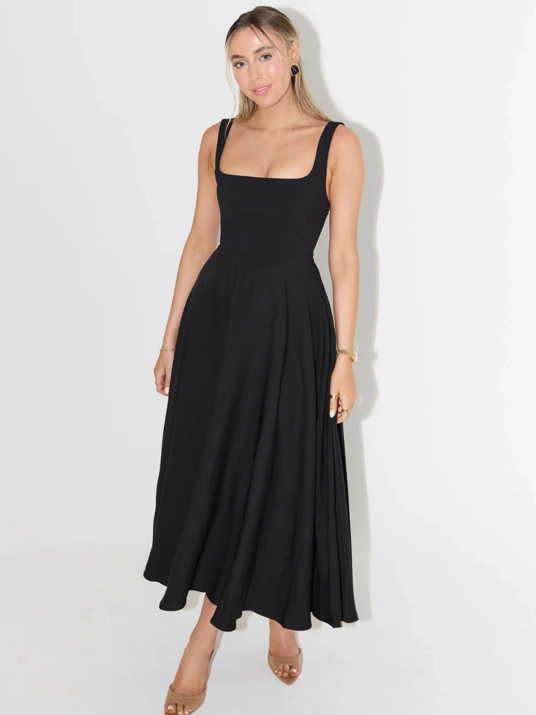 Nangula - Elegantes Kleid Aus Rayon