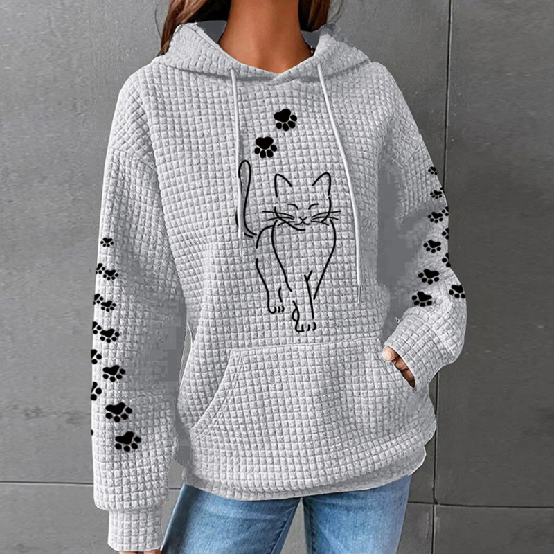Deidre - Bequemer Warmer Strick-Kapuzenpullover