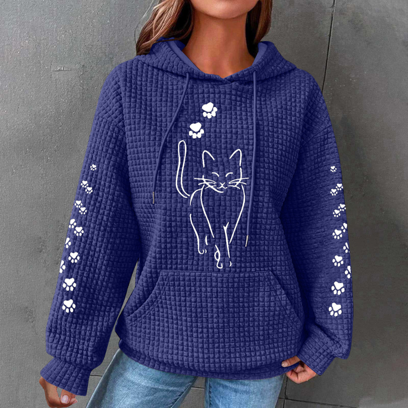 Deidre - Bequemer Warmer Strick-Kapuzenpullover