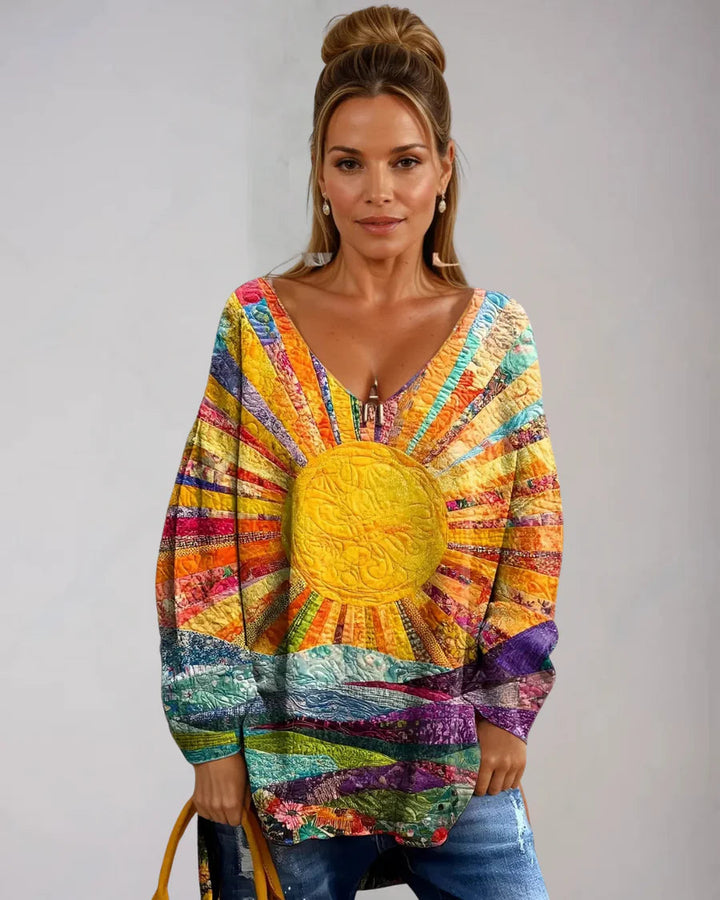 Elisa - Fröhlich Bunte Bluse