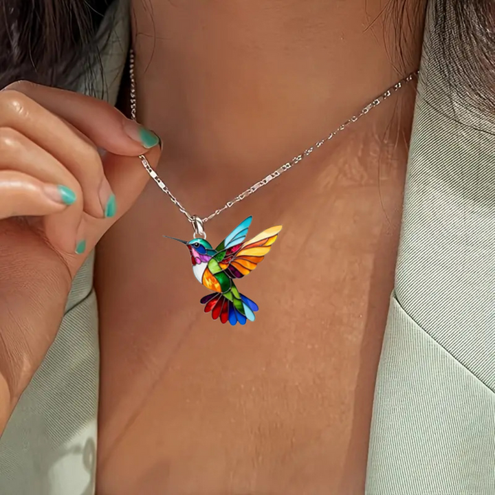 Samantha - Elegante Kolibri Halskette