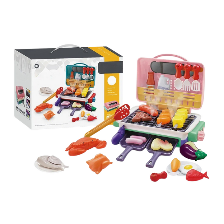 GrillMagic – Hochwertiges Grillspielset mit Farbwechselnden Lebensmitteln