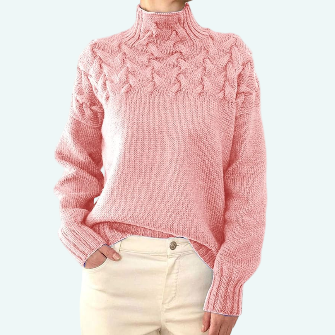 Farrah - Eleganter Strickpullover Mit Rollkragen