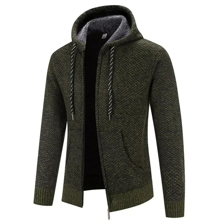 Lucien – Langärmeliger Kapuzenpullover Mit Reißverschluss