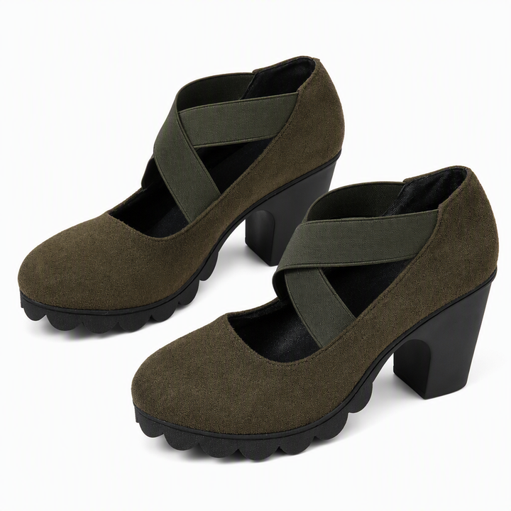 Magela - Schuhe im Mary Jane Stil Mit Gekreuzten Riemen