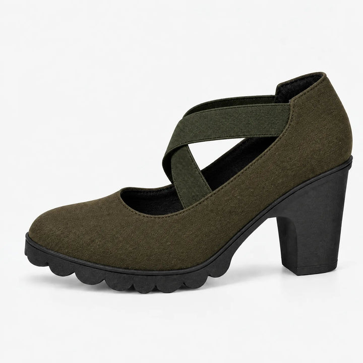 Magela - Schuhe im Mary Jane Stil Mit Gekreuzten Riemen