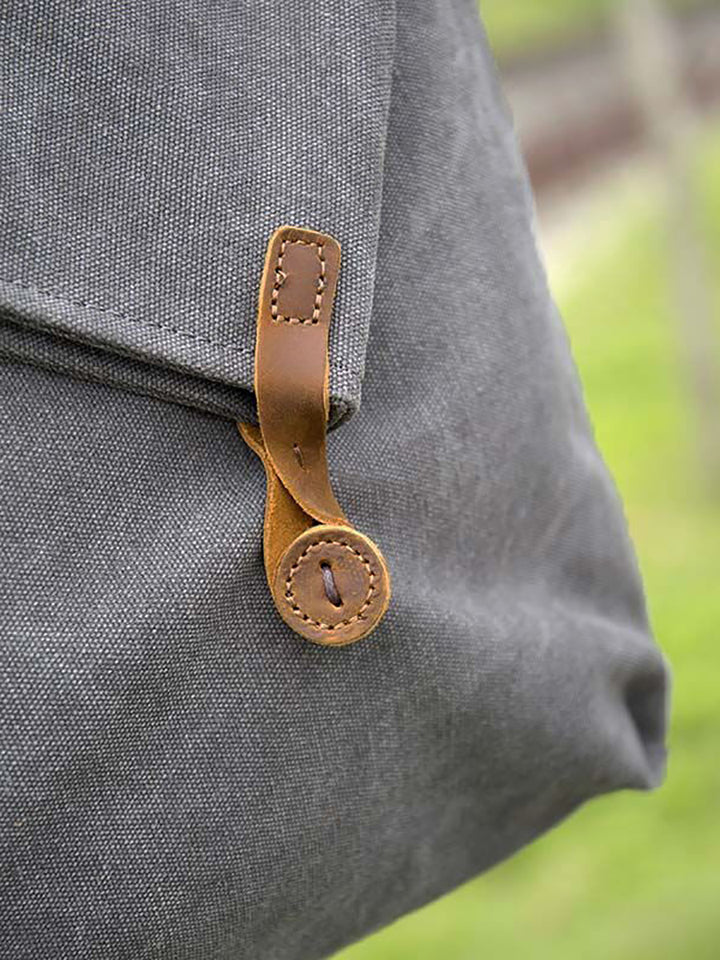 Liraine – Umhängetasche Aus Canvas Und Leder