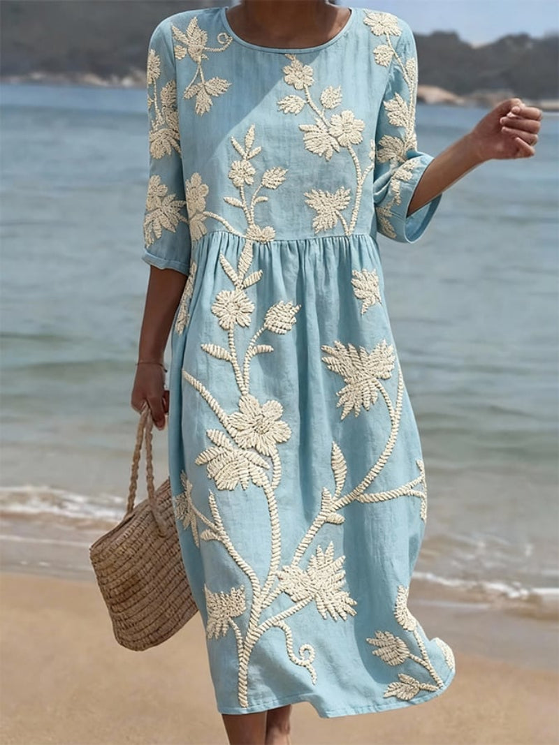 Kleopatra – Besticktes Vintage-Kleid