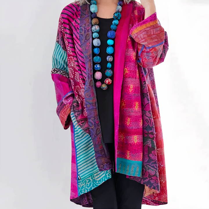 Rozenna – Strickjacke Im Kimono-Stil