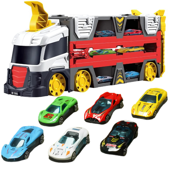 MechTrack – Vielseitiger Transformator-Lkw mit Rennstrecke