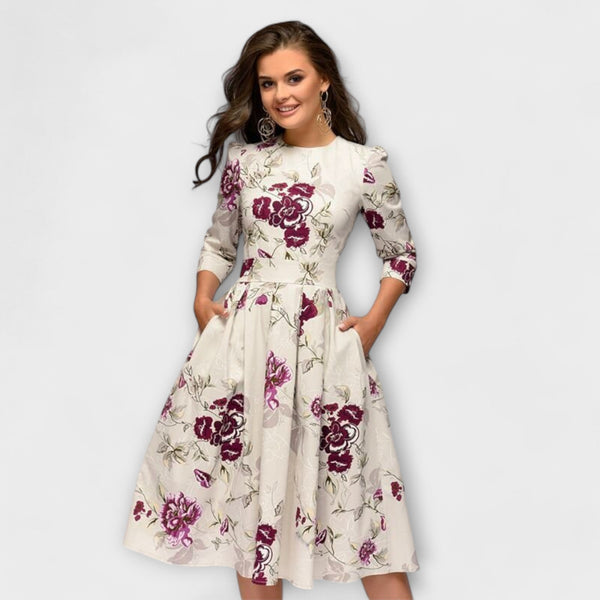 Jeri - Elegantes Knielanges Kleid