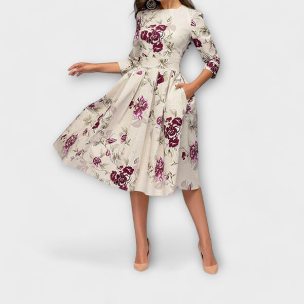 Jeri - Elegantes Knielanges Kleid
