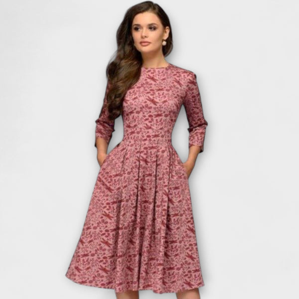Jeri - Elegantes Knielanges Kleid