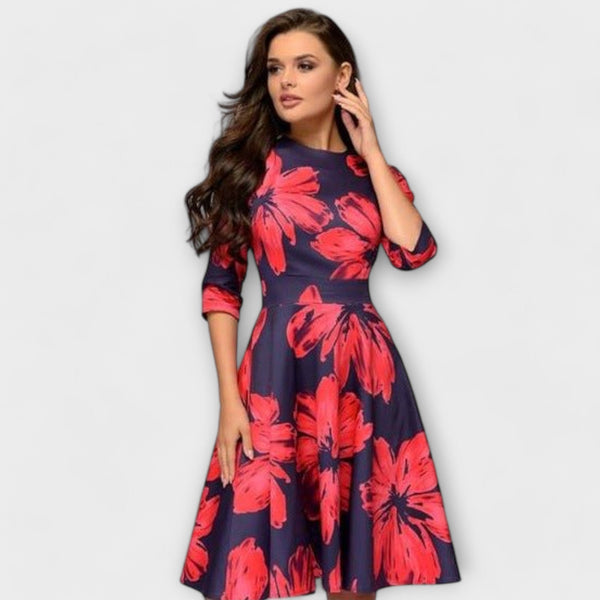 Jeri - Elegantes Knielanges Kleid
