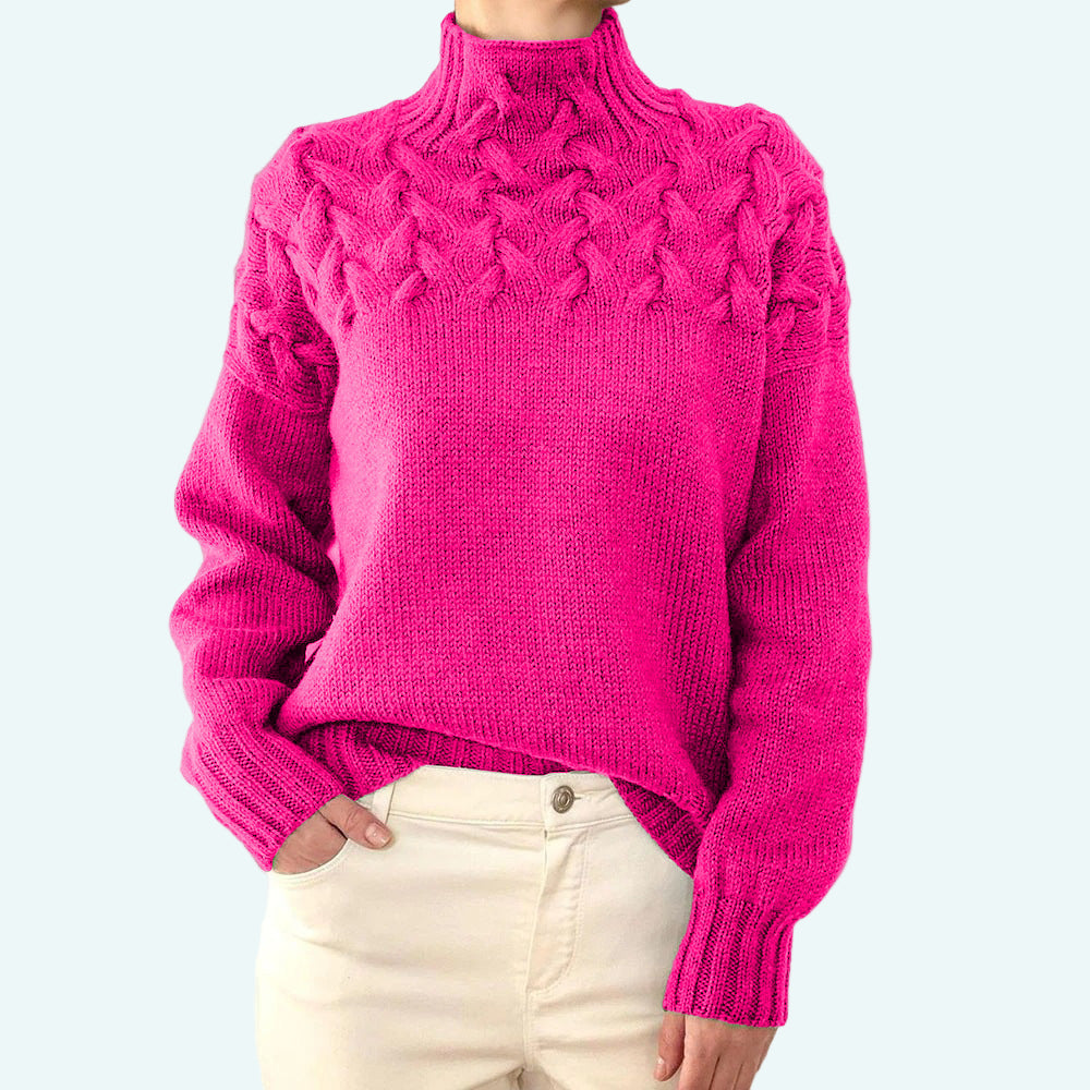Farrah - Eleganter Strickpullover Mit Rollkragen