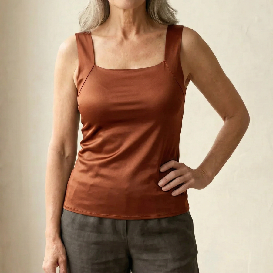 Neda - Ärmelloses Tanktop Mit Quadratischem Ausschnitt