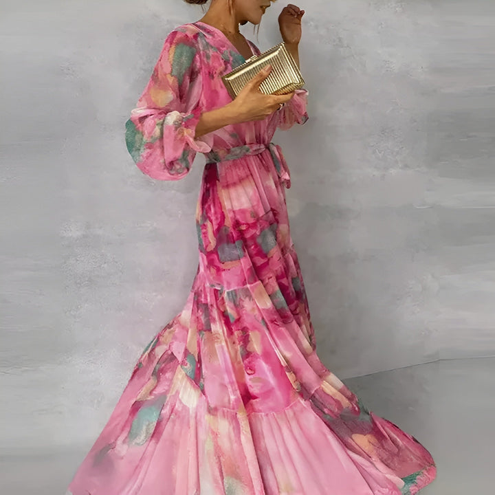 Marizanne – Elegantes Sommer Kleid Mit Falten