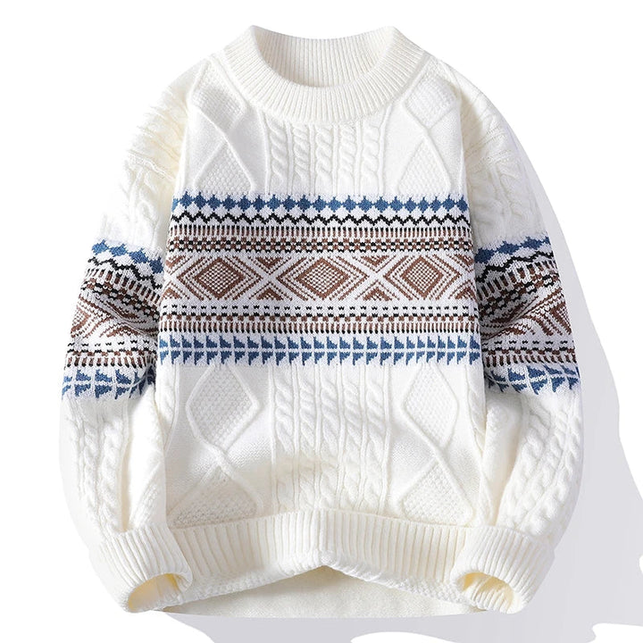 Isidoro – Bequemer Pullover Aus Nordischem Strick