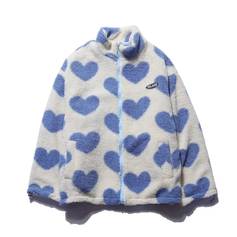 Kanika – Wendejacke Mit Herz Muster