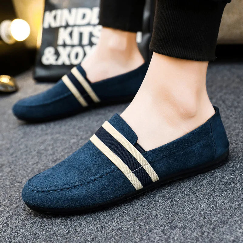Hanno - Lässige Gestreifte Slipper