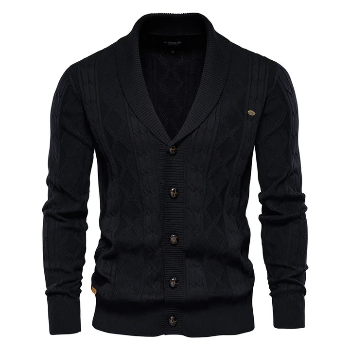 Janusz - Knopfleiste Strick Jacke