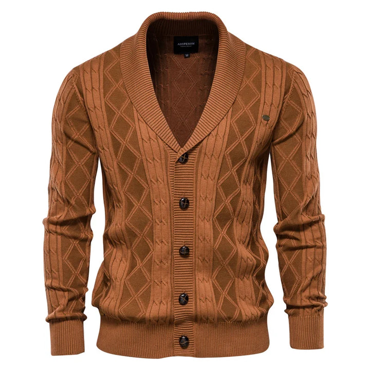 Janusz - Knopfleiste Strick Jacke