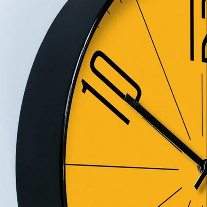 HourNest – Oslo Orange Wanduhr