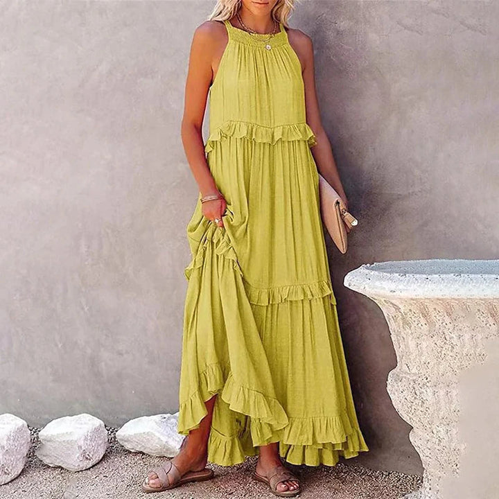 Munalisa - Maxikleid Mit Rüschen