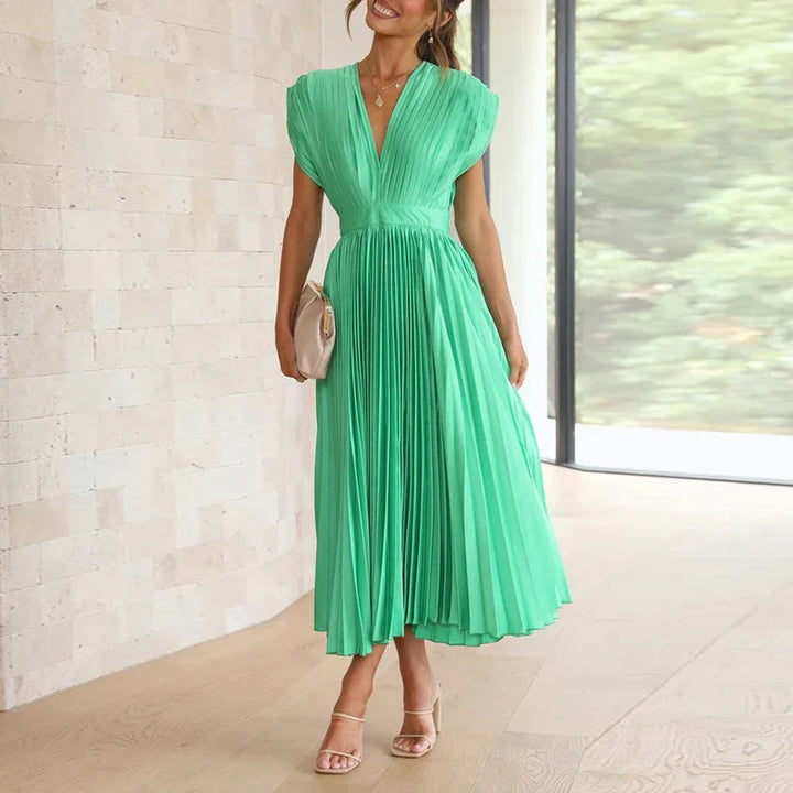 Gonny - Ärmelloses Kleid Mit Falten