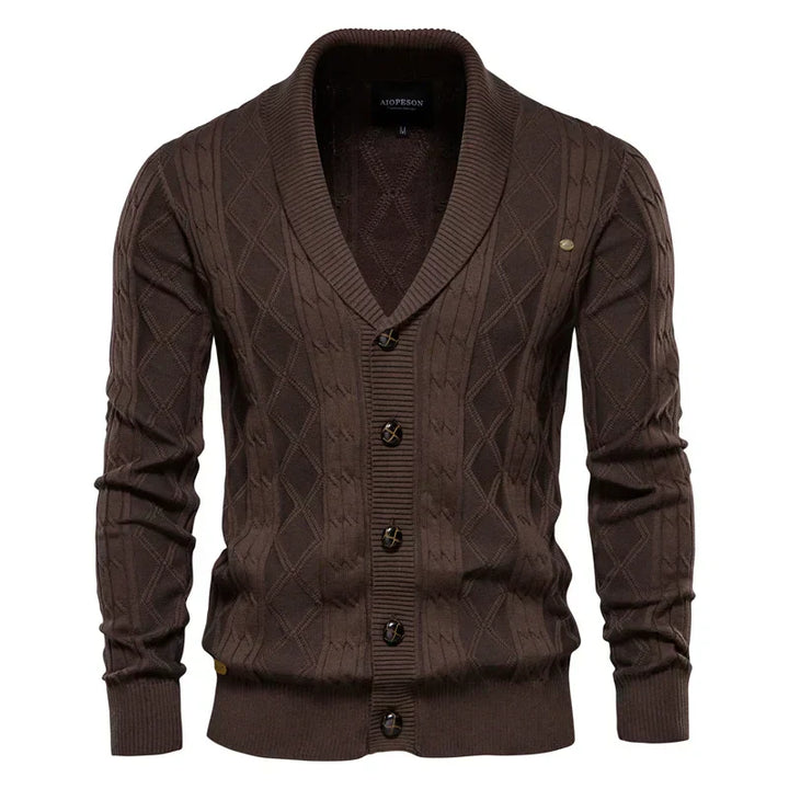 Janusz - Knopfleiste Strick Jacke