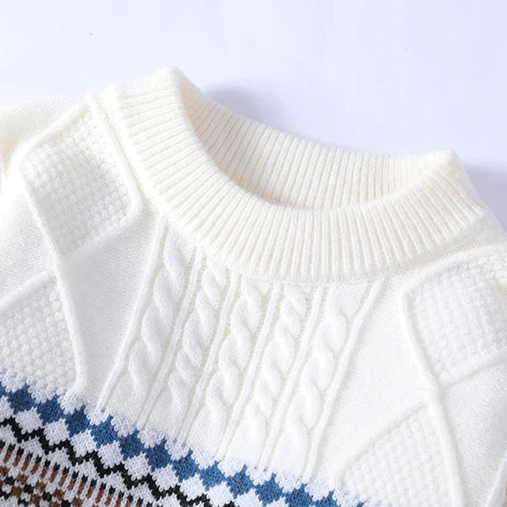 Isidoro – Bequemer Pullover Aus Nordischem Strick