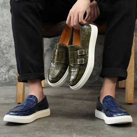 Loic - Loafer Mit Krokodilmuster