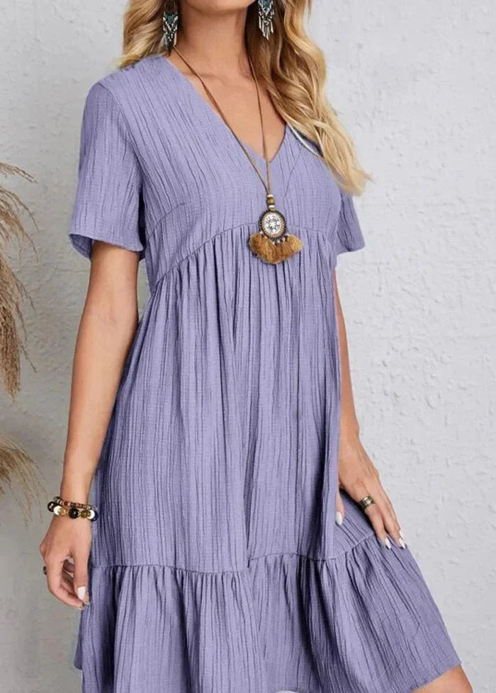 Lorene – Elegantes Bauch Schmeichelhaft Kleid