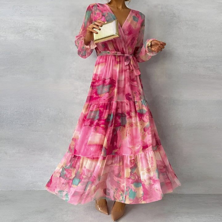 Marizanne – Elegantes Sommer Kleid Mit Falten