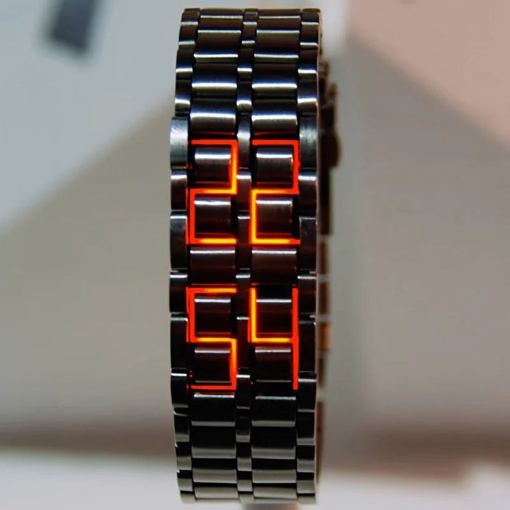 Veltrix – Digitale Uhr mit Edelstahlgehäuse