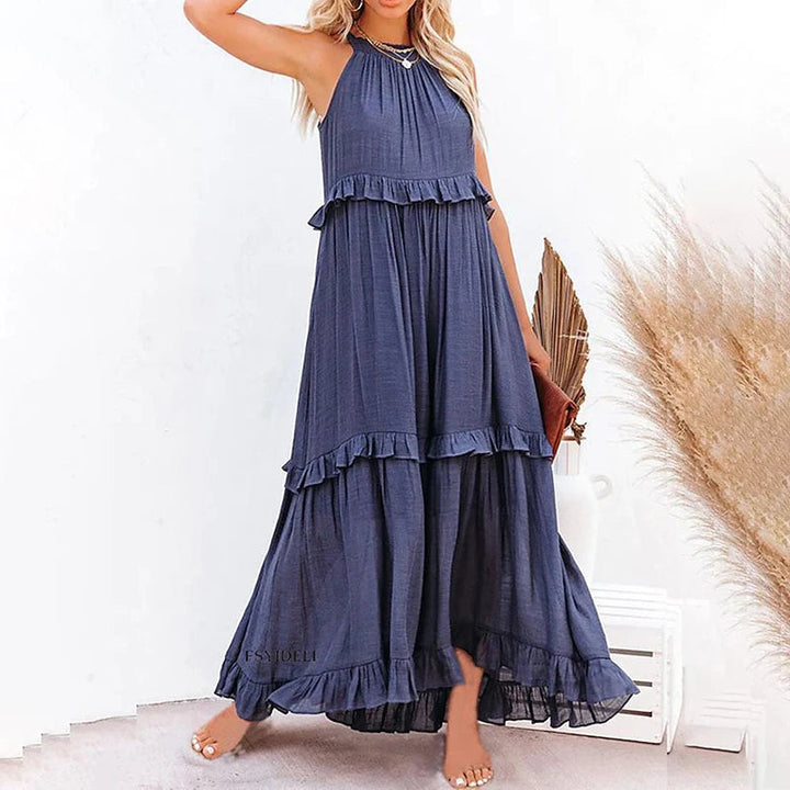 Munalisa - Maxikleid Mit Rüschen