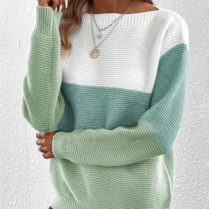 Jenna - Rundhalsausschnitt Pullover