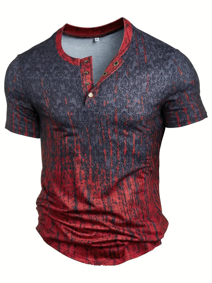 Edson - Stilvolles Hemd mit Patchwork Druck