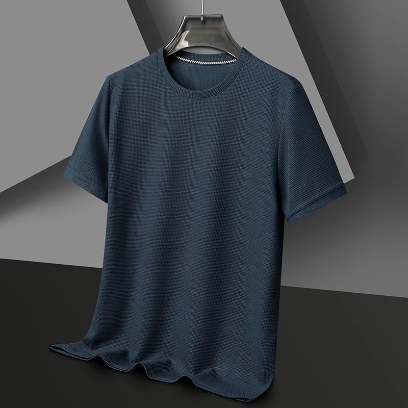 Michalis - Elegantes Kurzarm-T- Hemd
