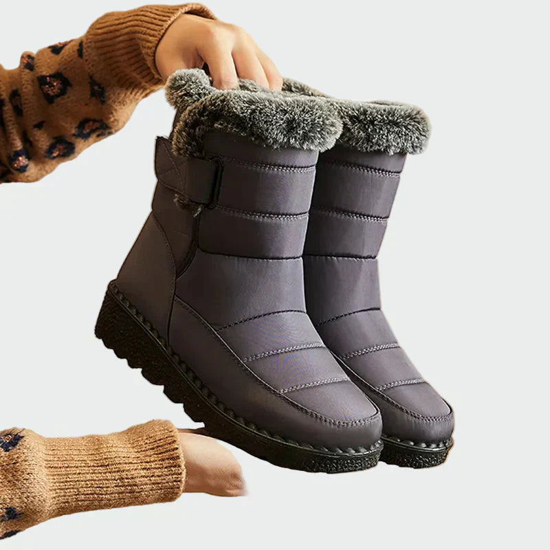 Kfirah – Schneegestiefeletten Mit Kunstfell