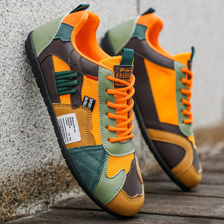 Reinders – Patchwork Turnschuh mit Schnürung