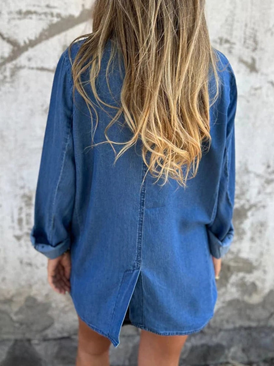 Romilda - Übergroße Denim Jacke