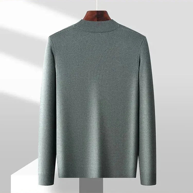 Calanthe - Langärmeliger Jacquard Pullover