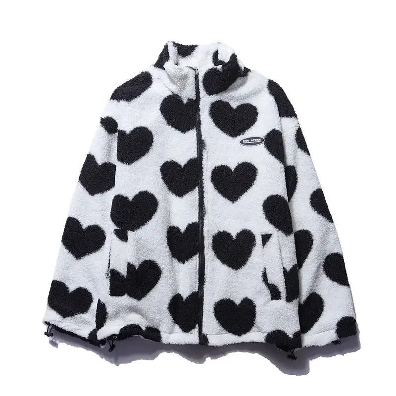 Kanika – Wendejacke Mit Herz Muster