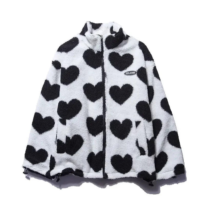 Kanika – Wendejacke Mit Herz Muster